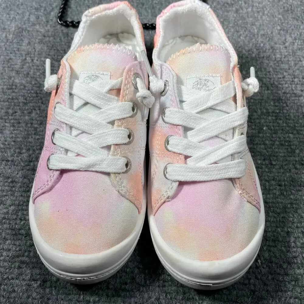 Roxy Youth RG Bayshore 4 Slip On Sneaker Size 13 Toddler Pink Casual